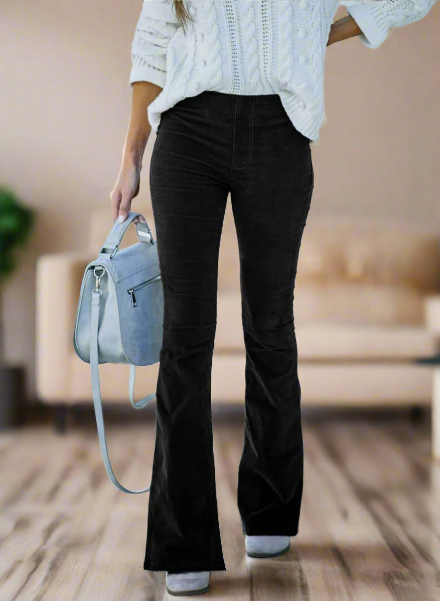 Hohe Taillenhose für Damen, elegante und vielseitige Hosen für jeden Anlass-4