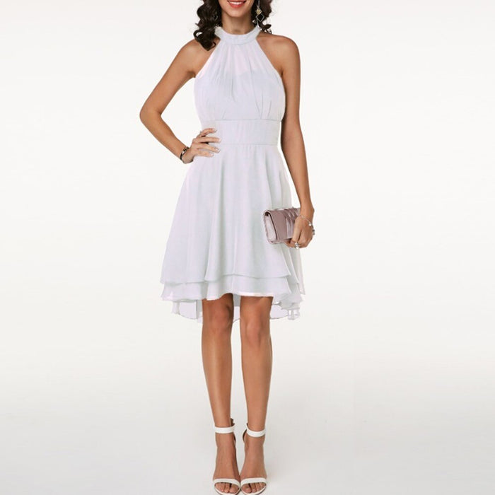 Variant image for Elegantes Damenkleid mit Rüschen für Sommer und Festliche Anlässe – Leicht und Komfortabel-31