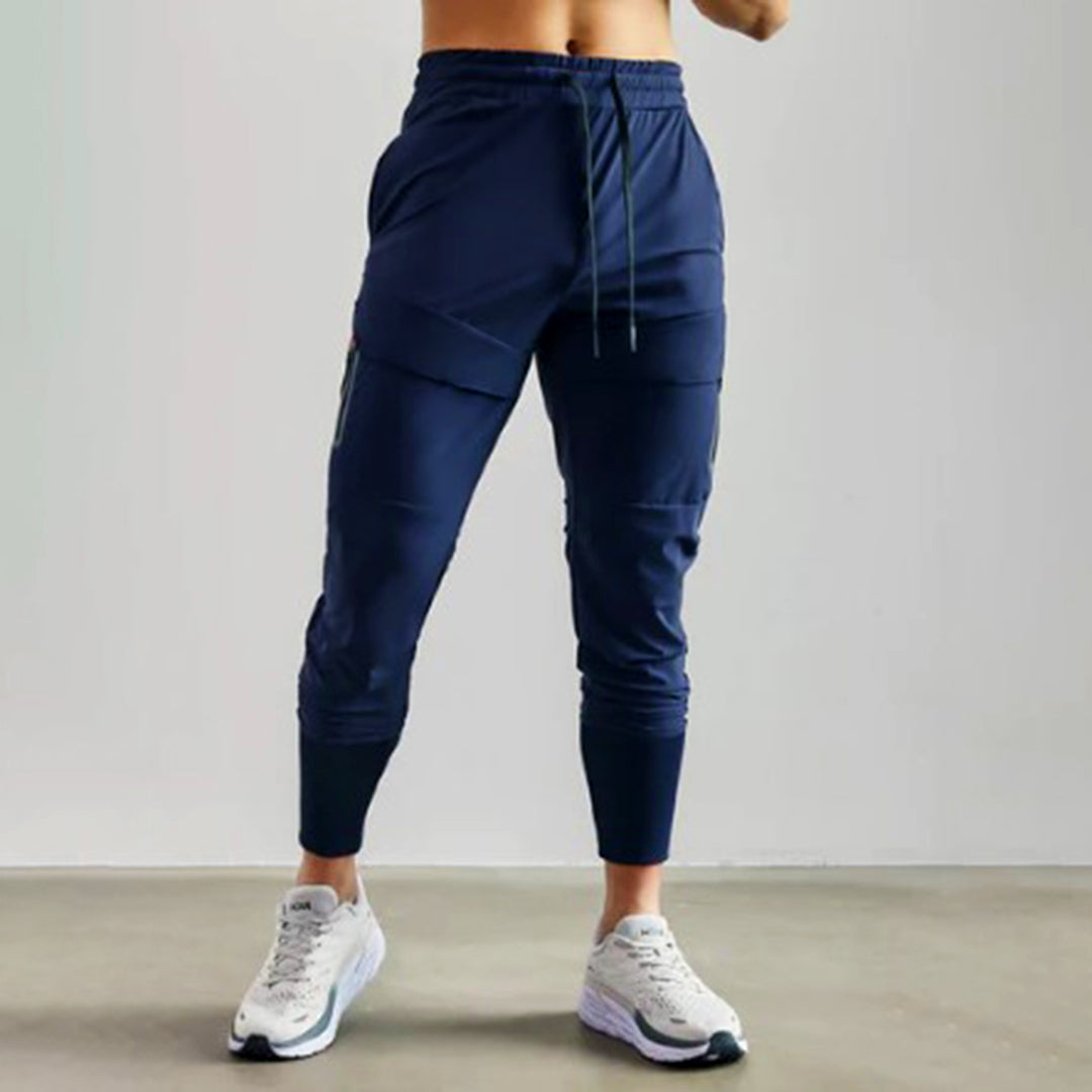 Variant image for Stilvolle Slim Fit Jogginghosen Herren Mit Verstellbarem Bund Und Taschen-11