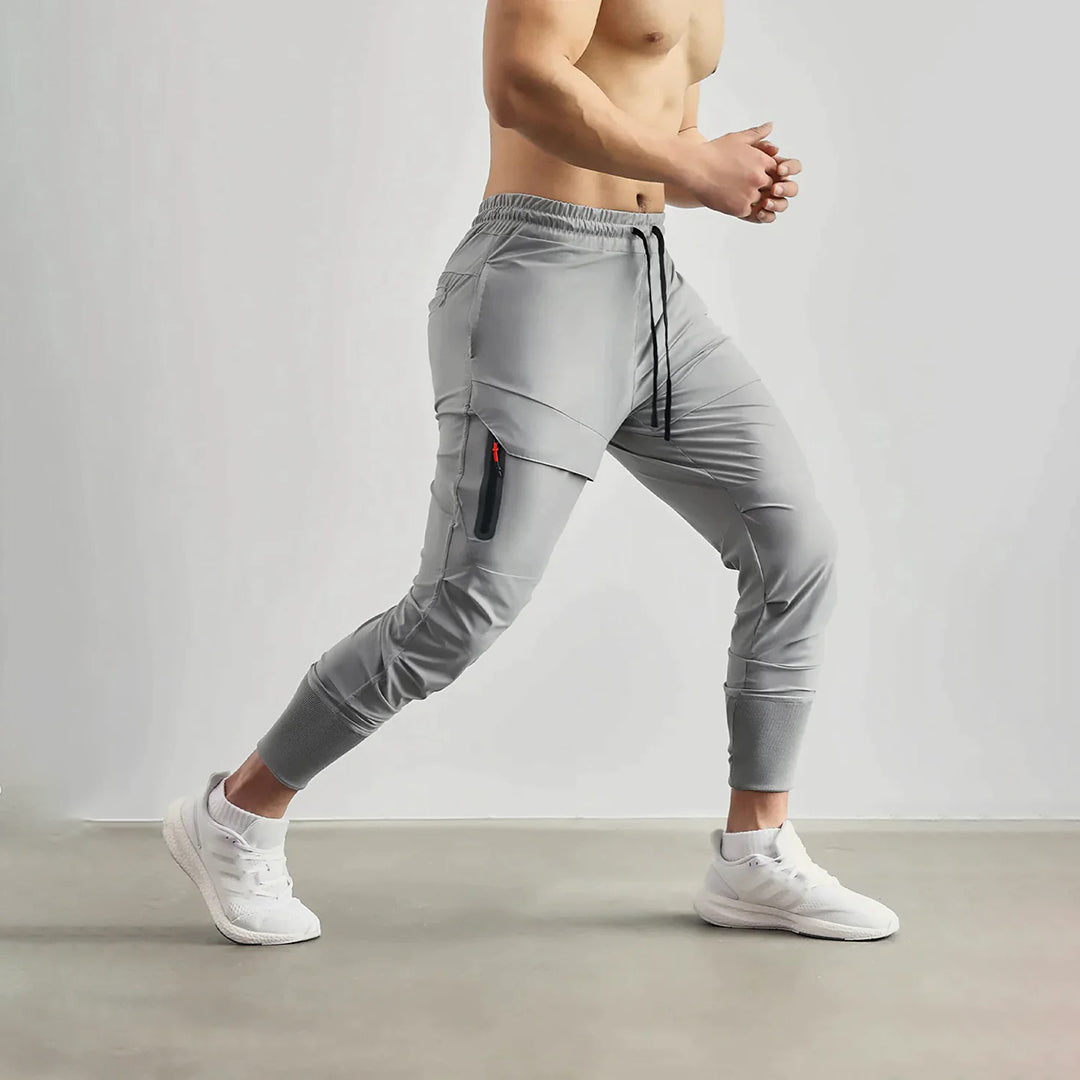 Stilvolle Slim Fit Jogginghosen Herren Mit Verstellbarem Bund Und Taschen-5