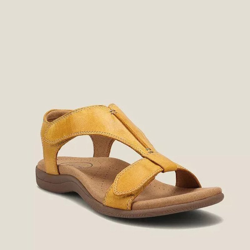 Atmungsaktive Damen Sandalen – T-Riemen-Design, hochwertiges Leder, für den Alltag 4