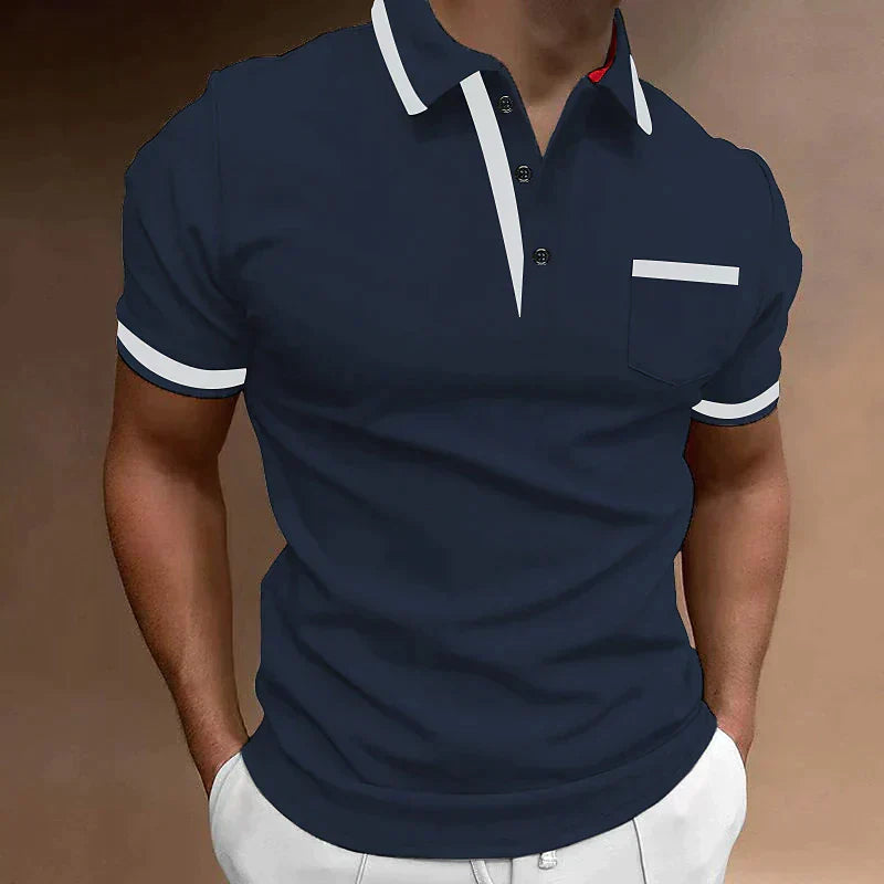 Atmungsaktives Herren Polo Shirt – klassische Passform, Baumwolle, für Büro und Freizeit 3