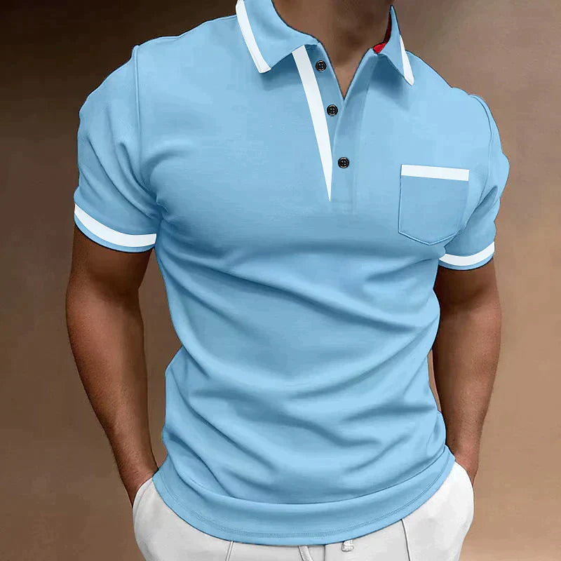 Atmungsaktives Herren Polo Shirt – klassische Passform, Baumwolle, für Büro und Freizeit 4