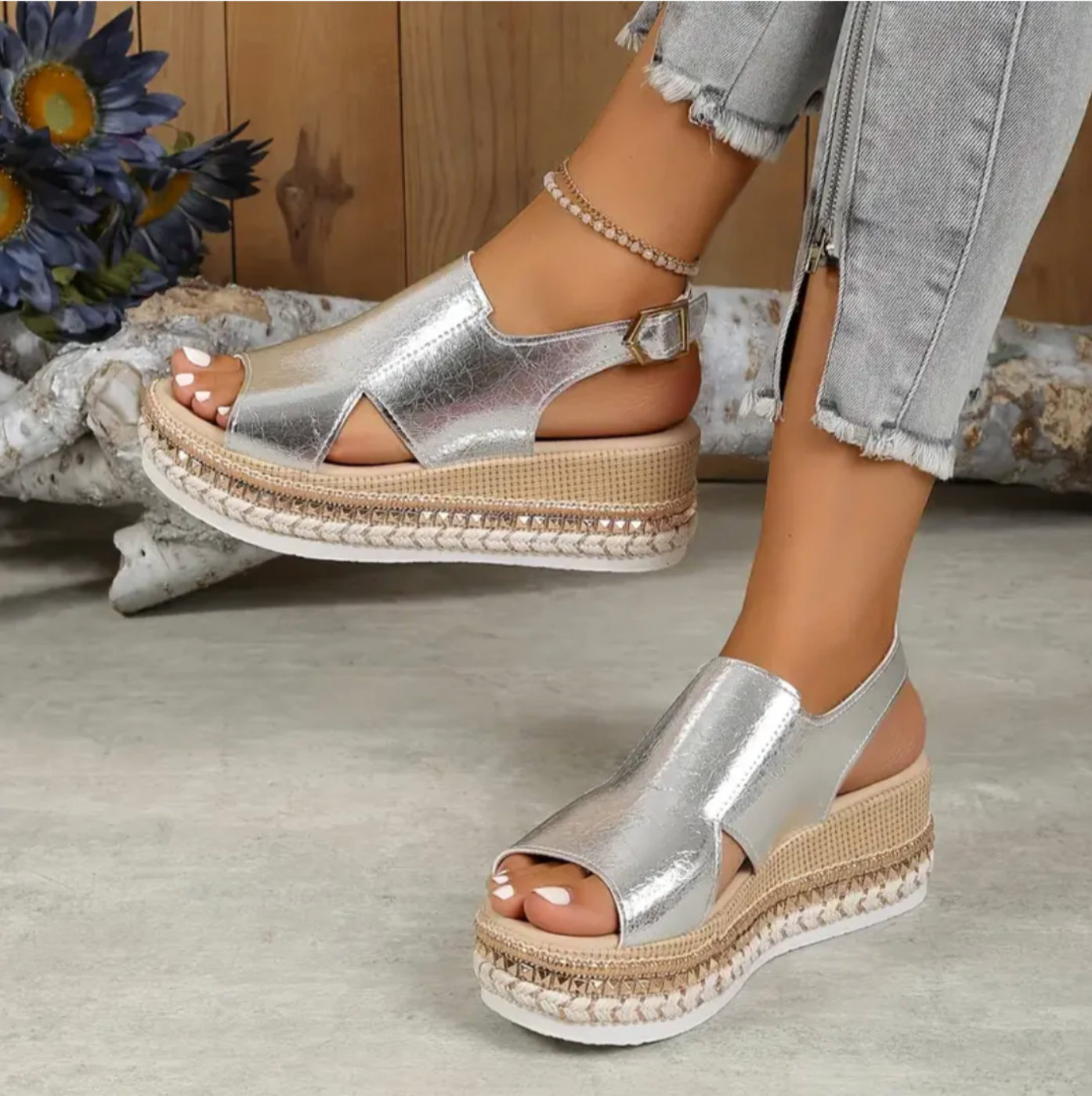 Bequeme & stilvolle Damen-Sandalen – orthopädisch, aus italienischem Leder, für den Frühling 6