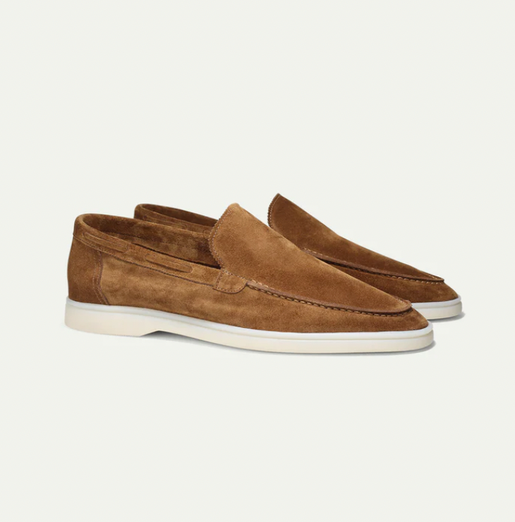 Variant image for Klassische Wildleder-Mokassins für Männer, Bequeme Slip-On-Schuhe für Jeden Anlass-37