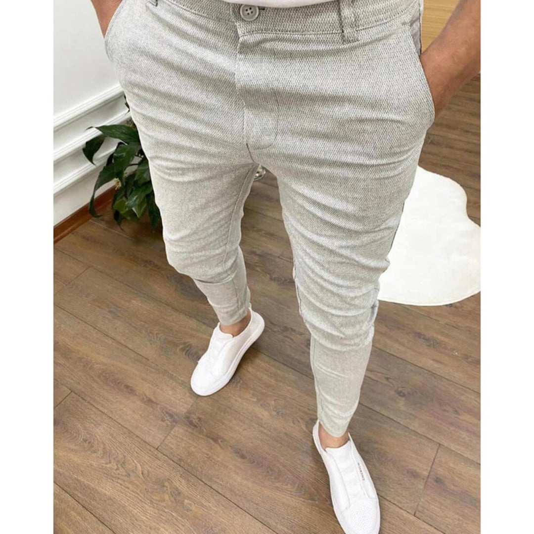 Stylische Sommerhosen Für Männer Aus Hochwertigem Polyester, Entspannte Passform, Ideal Für Freizeitkleidung-5