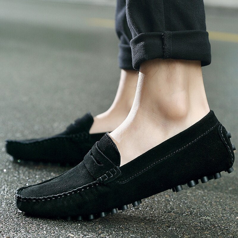 Herren Wildleder Slipper - Bequeme Loafer Für Vielseitige Outfits-3
