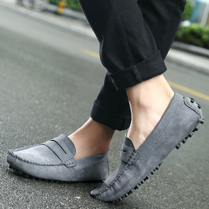 Herren Wildleder Slipper - Bequeme Loafer Für Vielseitige Outfits-6