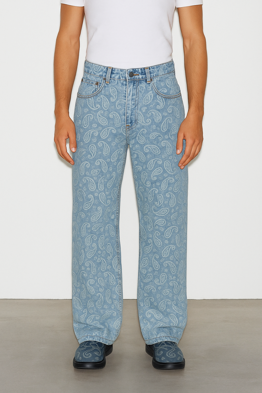 Paisley Print Herren Jeans – Bequeme Jeans Mit Eleganten Mustern In Verschiedenen Passformen-4