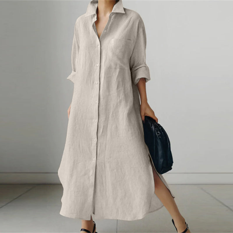 Leichtes & vielseitiges Damen Hemdkleid – frühlingshaftes Design, hochwertige Stoffe, für jeden Anlass 1