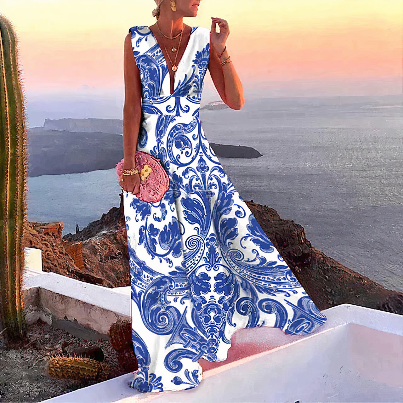 Luftiges Damen Sommerkleid – ärmellos, atmungsaktiver Stoff, für Freizeit 3