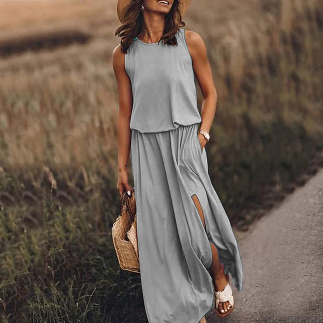 Luftiges Damen Sommerkleid – lässiger Schnitt, atmungsaktives Polyester, für den Alltag 3