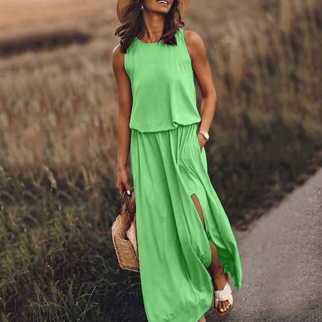 Luftiges Damen Sommerkleid – lässiger Schnitt, atmungsaktives Polyester, für den Alltag 4