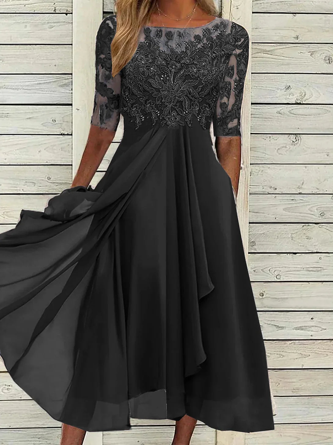 Luxuriöses Damen Abendkleid – figurbetont, hochwertiges Material, für festliche Anlässe 3