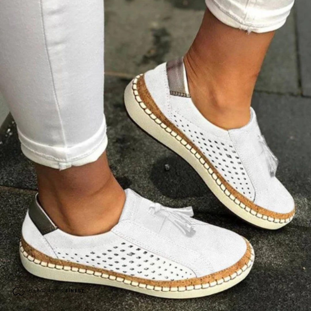 Women’s Casual Slip-On Summer Shoes Breathable Comfort with Arch Support
