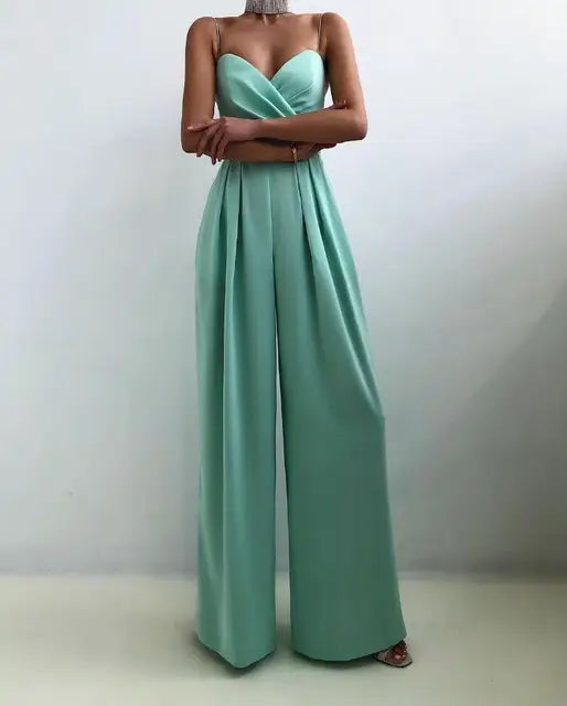 Eleganter Damen Jumpsuit Mit Taillierter Silhouette Für Festliche Anlässe Und Hochzeiten