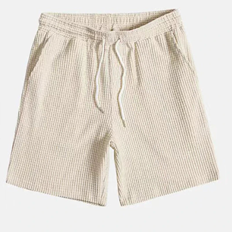 Corduroy Kurzarmanzugset - Hemd Und Shorts Outfit Für Kinder-5
