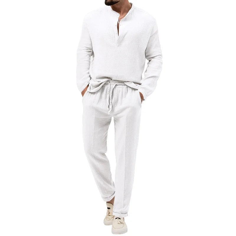 Modisches Lässiges Herren T-Shirt und Shorts Set - Atmungsaktiver Kurzarm Strandanzug für Sommeraktivitäten-6