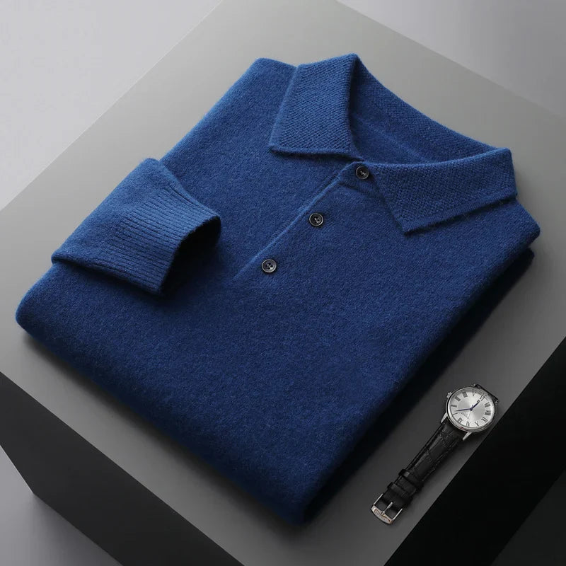 Variant image for Herrenpullover Aus Merinowolle – Bequemer Und Stilvoller Merino Pullover Herren Mit Halbhoch-Kragen Und Kabelstrickmuster-31