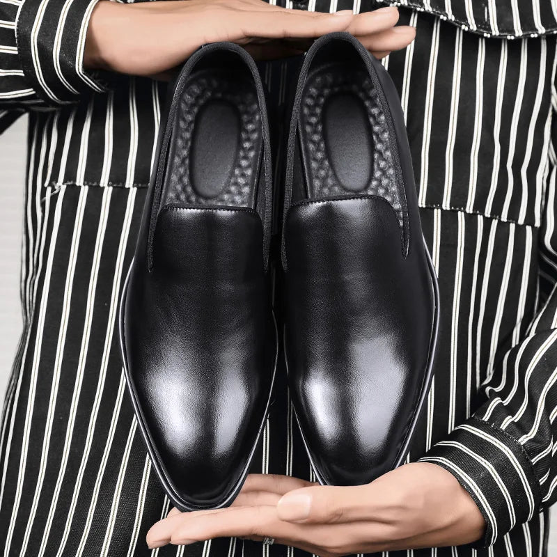Klassische Herren Schuhe Im Lässigen Geschäftsstil Für Komfort Und Eleganz-4
