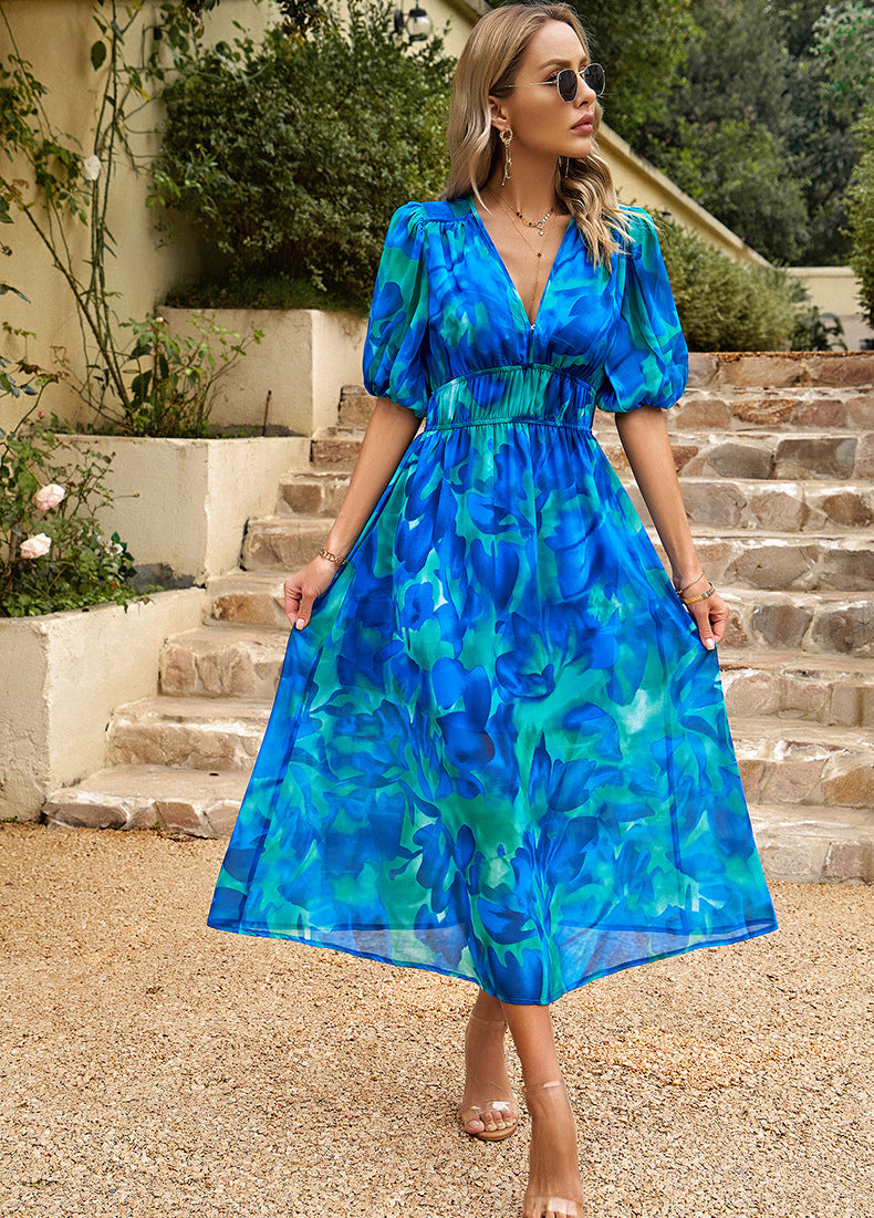 Variant image for Elegantes Maxikleid Damen – Atmungsaktives, Luftiges Design für Sommer und Festliche Anlässe – Lange Kleider in Verschiedenen Farben-1