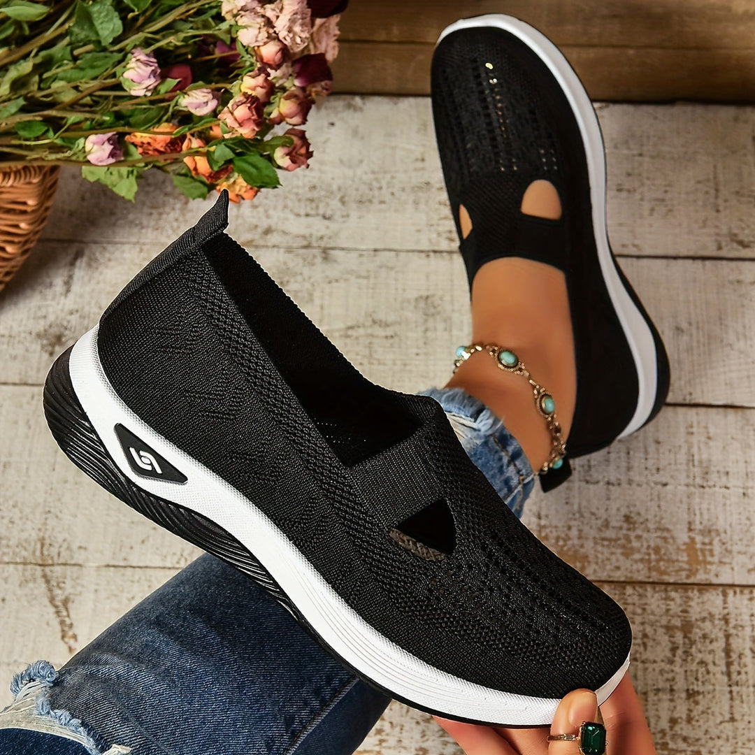Leichte Slip-On Turnschuhe Damen Mit Rutschfester Sohle Und Atmungsaktivem Material, Größen 35-43-2