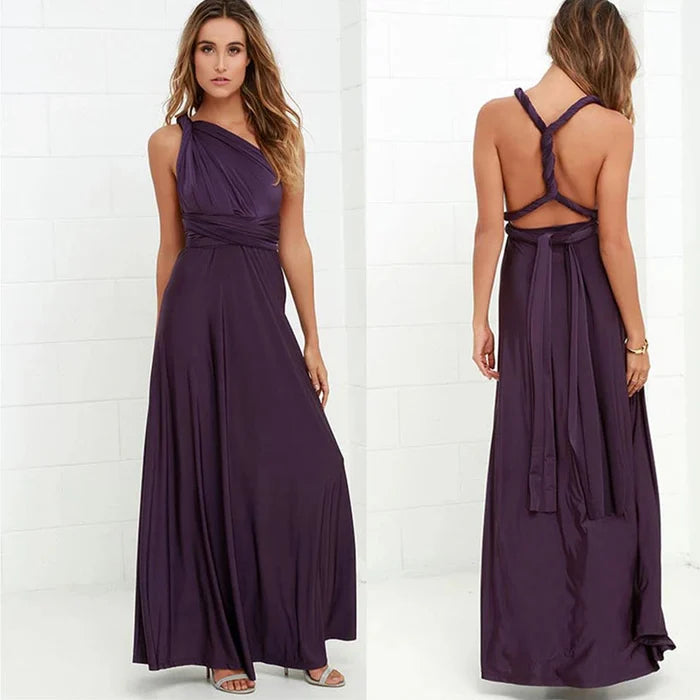Variant image for Chic Damen Wickelkleid Mit Elastischer Taille, Atmungsaktiv Für Sommer Und Festliche Anlässe, Ideal Als Kleid Hochzeitsgast-19