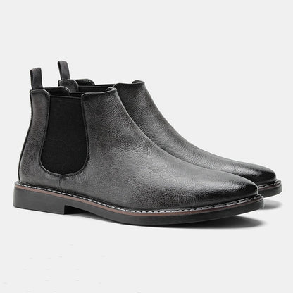 Men’s Weatherproof Chelsea Boots Classic Slip-On with Durable Sole