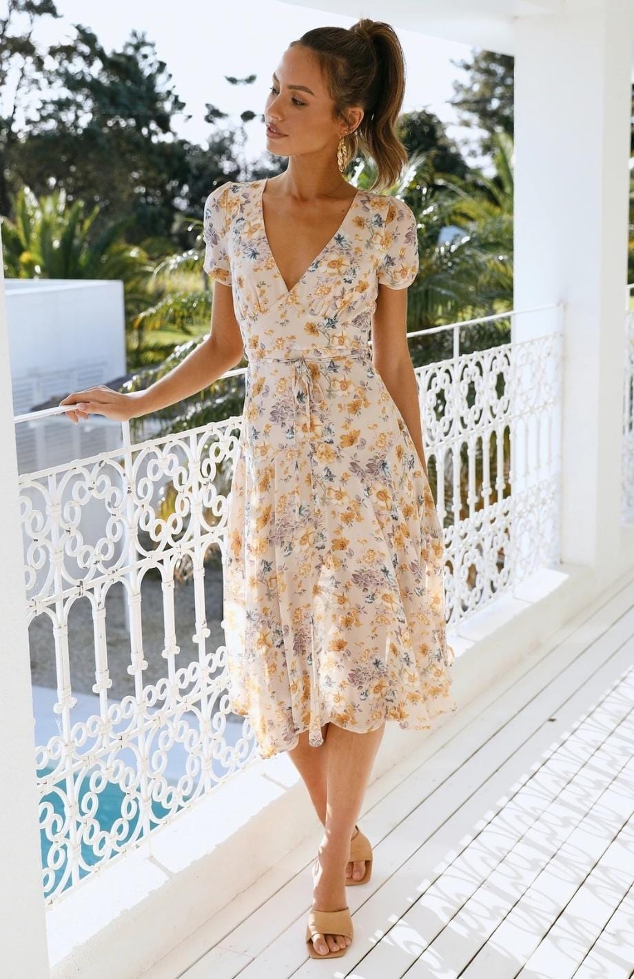 Elegantes Langarm-Midi-Kleid für Damen – Vielseitiges Festliches Kleid für Tägliche Nutzung und Besondere Anlässe