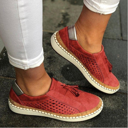 Atmungsaktive Slip-On-Schuhe Damen Mit Orthopädischer Unterstützung Und Leichtem Komfort-3