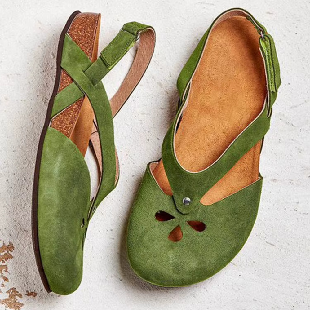 Variant image for Retro-Frauensandalen Mit Verstellbarem Knöchelgurt Und Weicher Außensohle Für Den Sommer-28