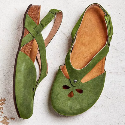 Variant image for Retro-Frauensandalen Mit Verstellbarem Knöchelgurt Und Weicher Außensohle Für Den Sommer-28