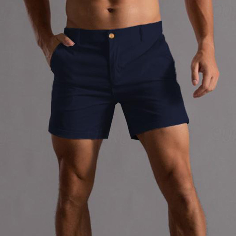 Men’s Slim Fit Shorts Modern Tailored Summer Wear