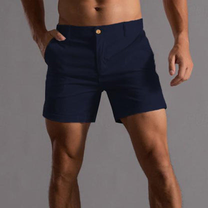 Men’s Slim Fit Shorts Modern Tailored Summer Wear