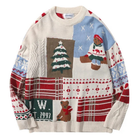 Men's Classic Christmas Knit Jumper Warm & Festive Winter