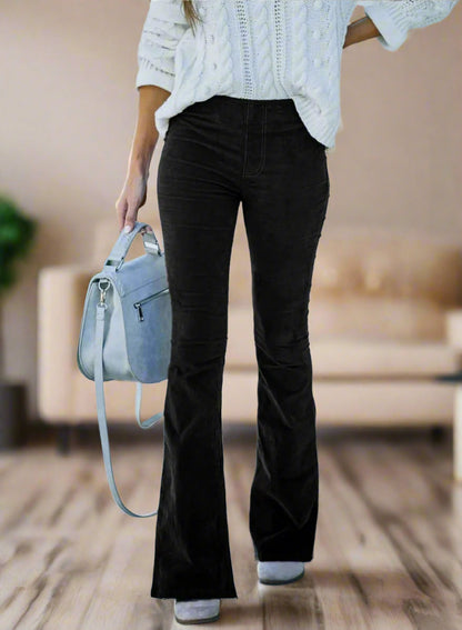Hohe Taillenhose für Damen, elegante und vielseitige Hosen für jeden Anlass-4