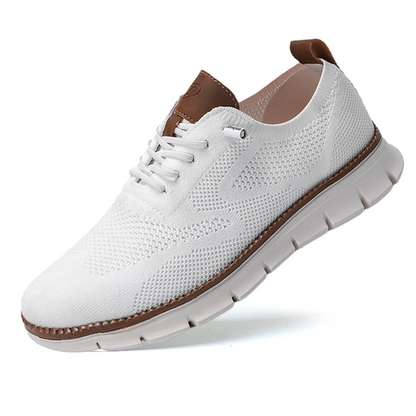 Elite-Orthopädische Turnschuhe Aus Echtem Leder Mit Gedächtnisschaum-Einlegesohlen Für Ganztägigen Komfort-3