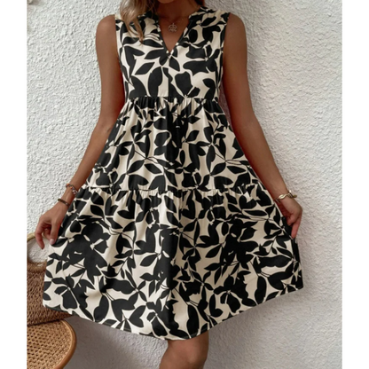 Variant image for Elegantes Weißes Midi-Kleid Damen, Langarm Festliches Kleid aus Premium-Polyester für Hochzeitsgast und Besondere Anlässe-9