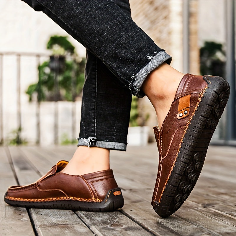 Orthopädische Lederschuhe Herren Für Freizeit Und Stil-5