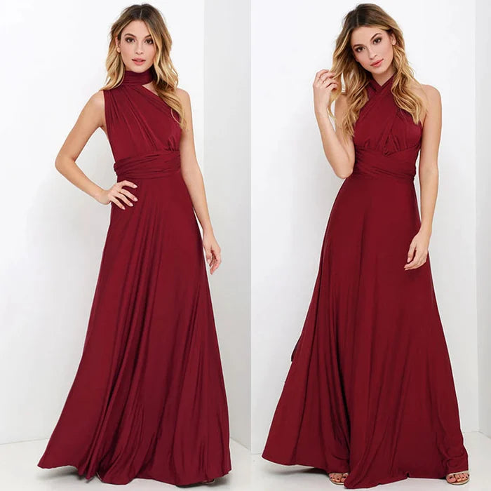 Chic Damen Wickelkleid Mit Elastischer Taille, Atmungsaktiv Für Sommer Und Festliche Anlässe, Ideal Als Kleid Hochzeitsgast