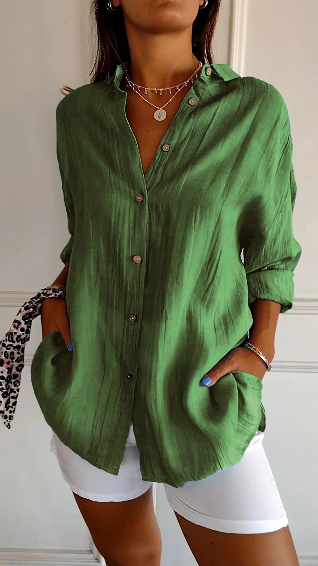 Variant image for Schicke Damenbluse Mit Schmeichelhaftem Schnitt Für Elegante Anlässe - Vielseitige Bluse Für Büro Und Freizeit-50