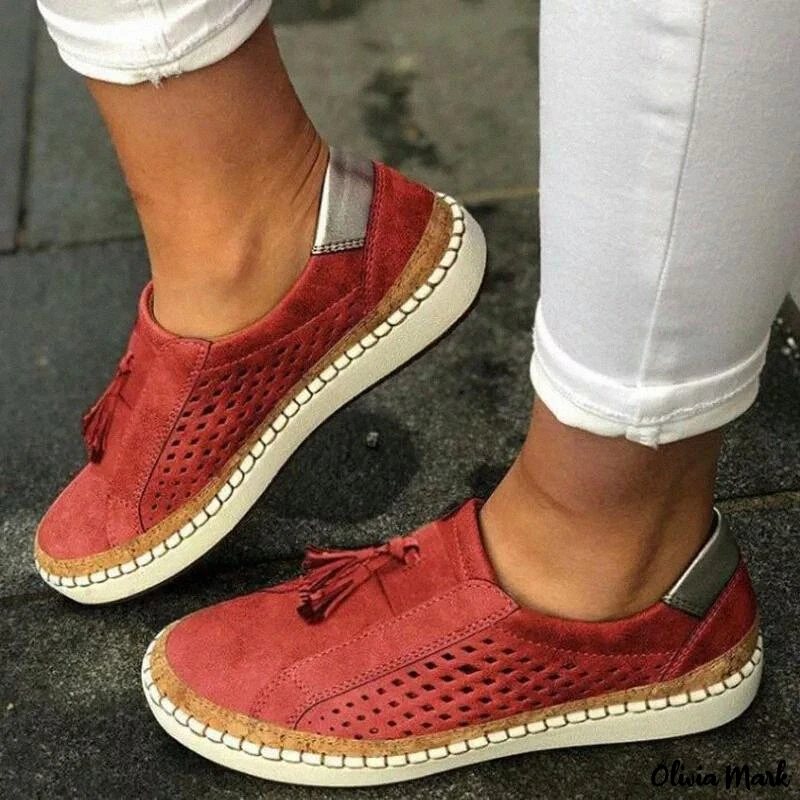 Variant image for Mokassins Damen, Bequeme Slip-On-Schuhe mit Niedrigem Absatz, Elegante Mokassins für Jeden Anlass-5
