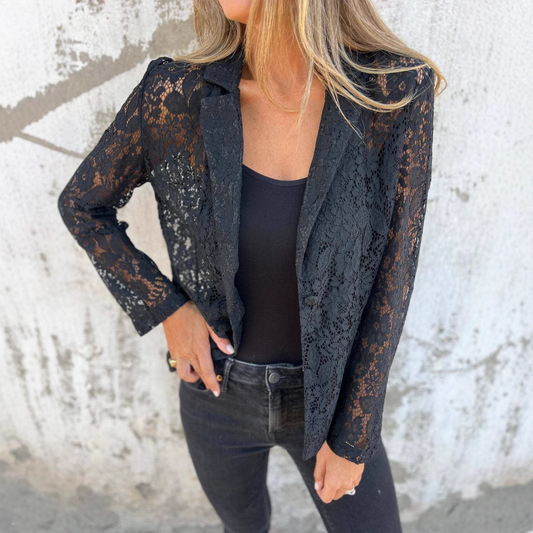 Lose Fit Damenblazer Aus Atmungsaktivem, Weichem Stoff Für Lässige Und Professionelle Anlässe