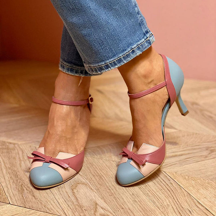 Bequeme Stilettos mit Weichem Fußbett und Knöchelriemen, 10 cm Absätze für Stabilität und Stil