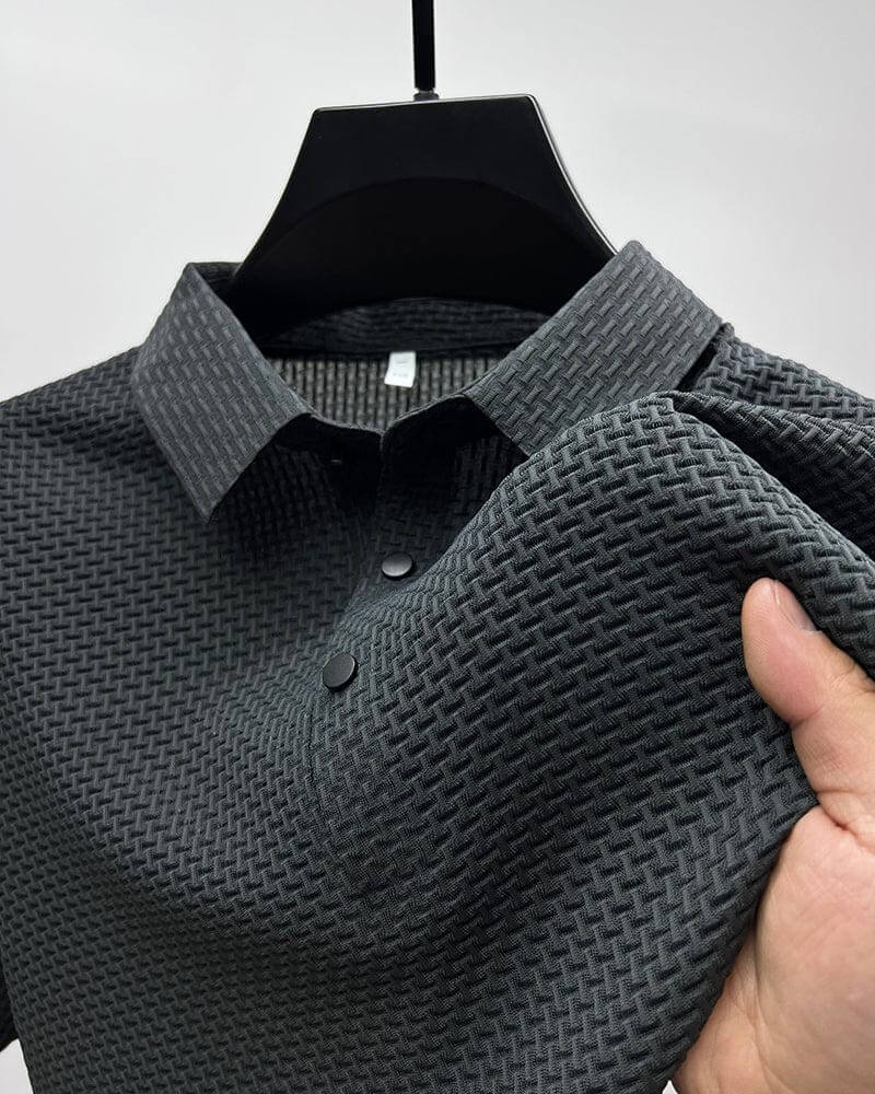 Variant image for Luxus Herren Polohemd, Atmungsaktives Poloshirt Langarm für Optimalen Komfort, Klassische Passform-8