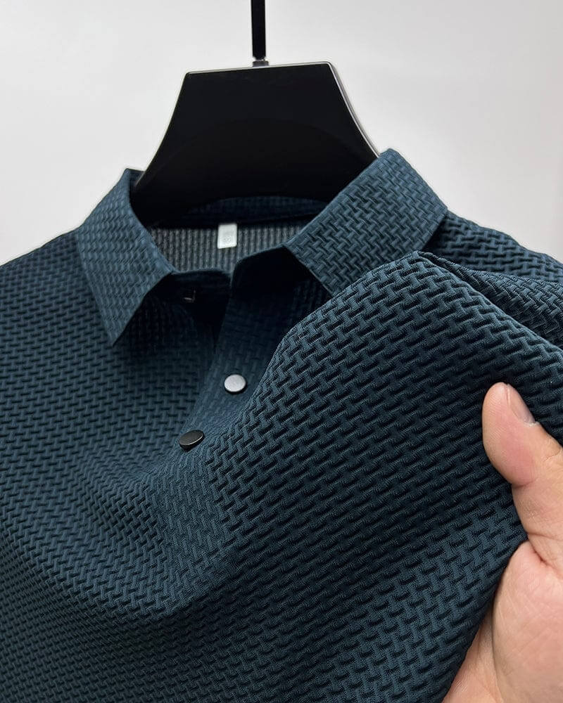 Variant image for Luxus Herren Polohemd, Atmungsaktives Poloshirt Langarm für Optimalen Komfort, Klassische Passform-22