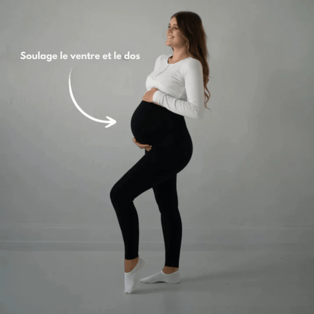 Bequeme Schwangerschaftshosen Mit Unterstützendem Stretchgürtel Für Optimalen Komfort Während Und Nach Der Schwangerschaft-2