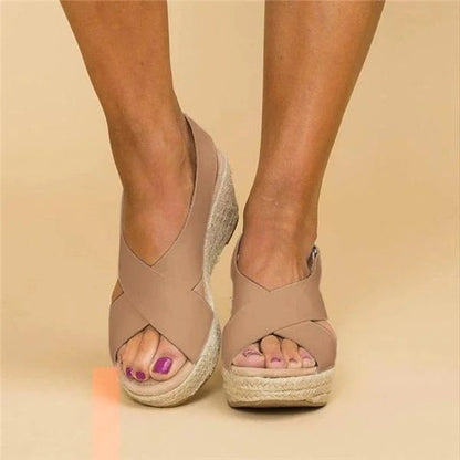 Damen Sandalen Asha Espadrille mit Verstellbaren Trägern – Komfortable Sommerschuhe für Jeden Anlass