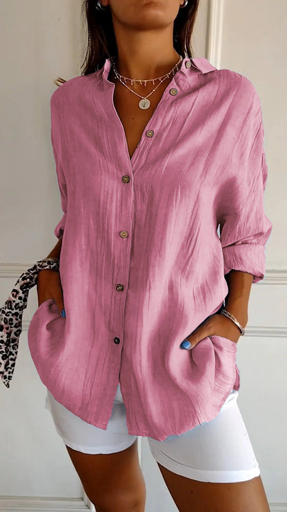 Schicke Damenbluse Mit Schmeichelhaftem Schnitt Für Elegante Anlässe - Vielseitige Bluse Für Büro Und Freizeit-5