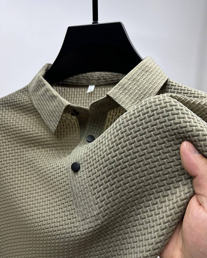Variant image for Luxus Herren Polohemd, Atmungsaktives Poloshirt Langarm für Optimalen Komfort, Klassische Passform-36